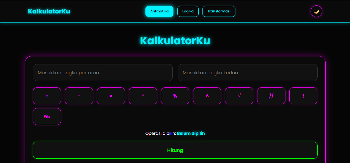 Aplikasi Web Kalkulator